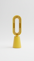 Bladeless Fan in Vibrant Yellow